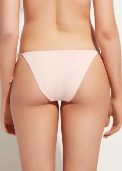 Bikini^Calzedonia Floral Tie Bikini Bottoms Honolulu 698C - Pink Flowers