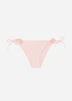 Bikini^Calzedonia Floral Tie Bikini Bottoms Honolulu 698C - Pink Flowers