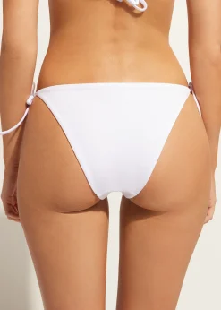 Bikini^Calzedonia Floral Tie Bikini Bottoms Parigi 709C - White Roses