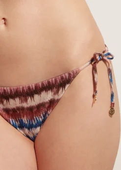 Bikini^Calzedonia Formentera Tie-Dye Bow Bikini Bottoms 689C - Tie Dye Lame