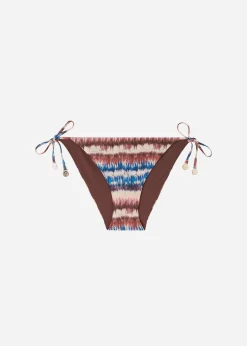 Bikini^Calzedonia Formentera Tie-Dye Bow Bikini Bottoms 689C - Tie Dye Lame