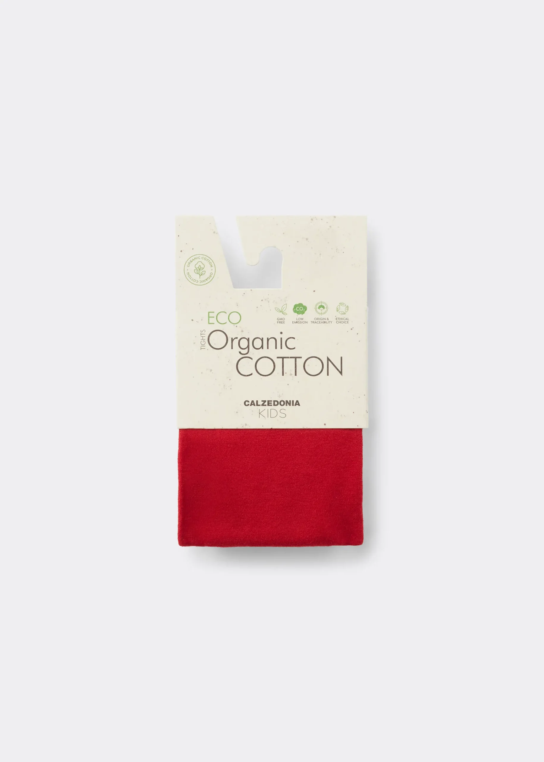 Tights^Calzedonia Girl Eco Cotton Tights 1094 - Red Paint