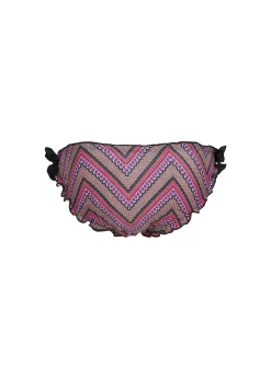 Swimwear And Bikinis^Calzedonia Girls' Dorothy Mini Me Bikini Bottoms 195C - Black Ethnic Herringbone