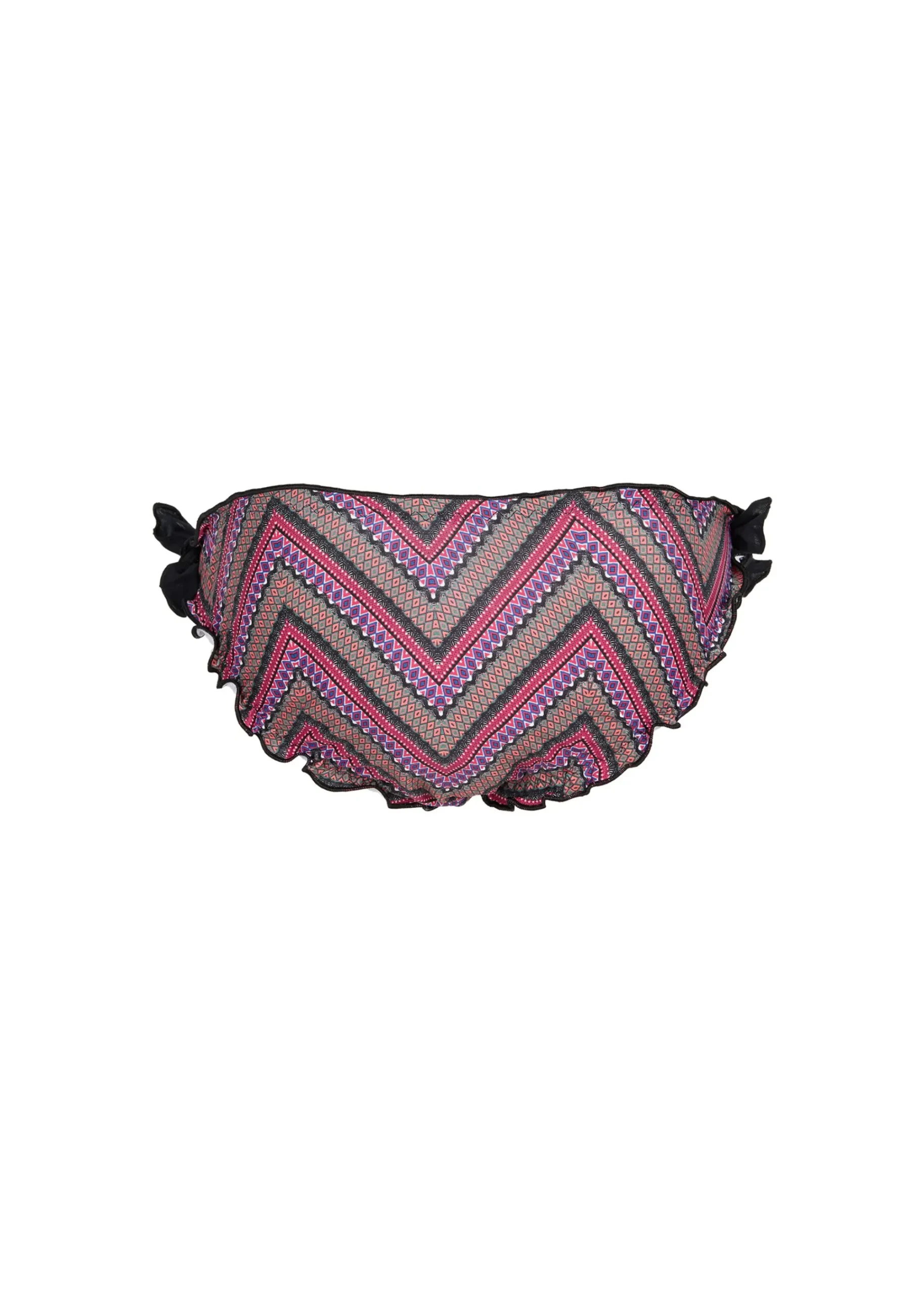 Swimwear And Bikinis^Calzedonia Girls' Dorothy Mini Me Bikini Bottoms 195C - Black Ethnic Herringbone