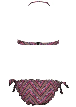 Swimwear And Bikinis^Calzedonia Girls' Dorothy Mini Me Bikini 195C - Black Ethnic Herringbone