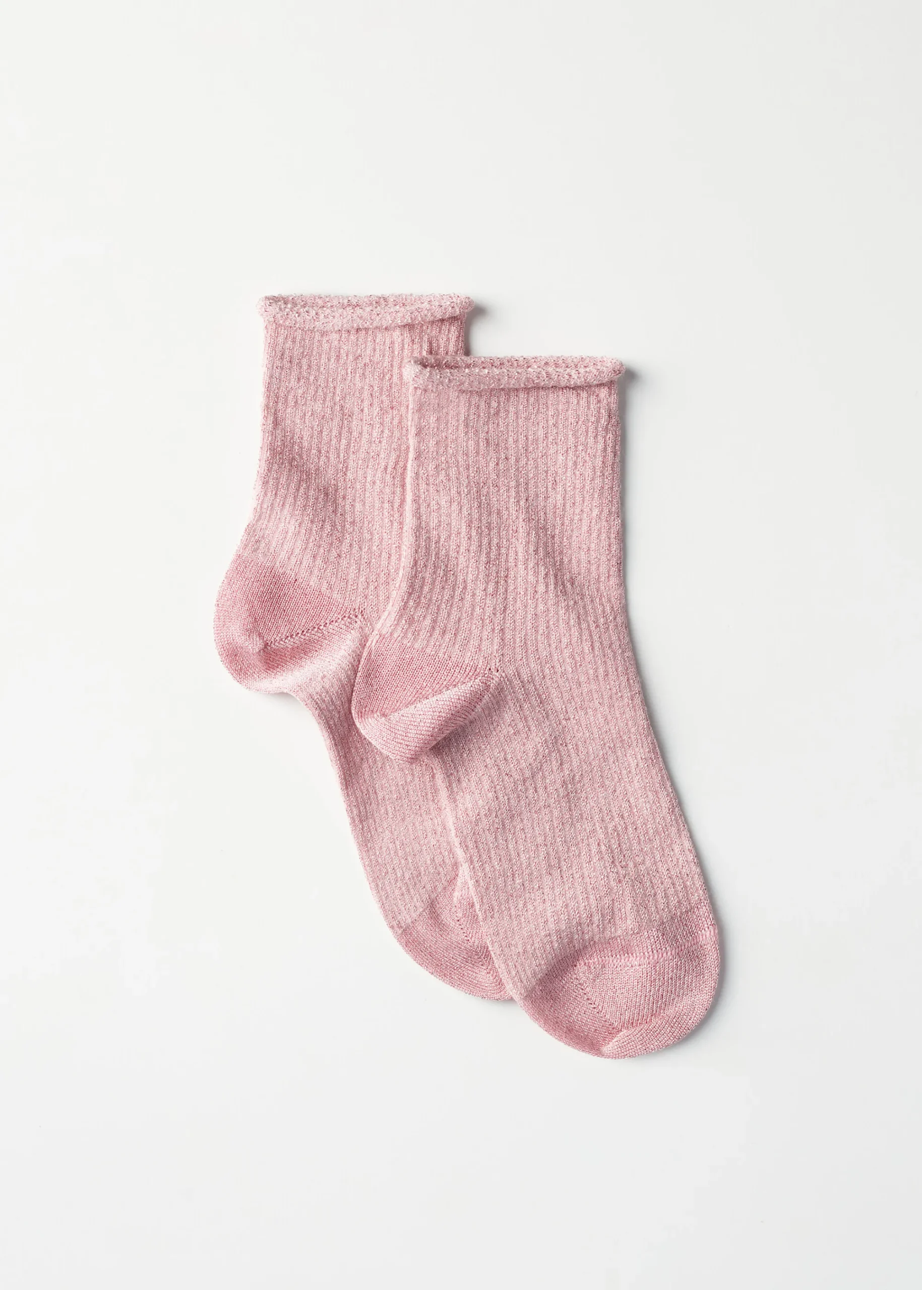 Short Socks^Calzedonia Girls' Glitter Short Socks 9750 - Pink Glitter