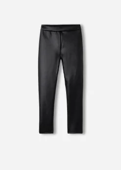 Leggings^Calzedonia Girls' Leather Effect Thermal Leggings 019 - Black