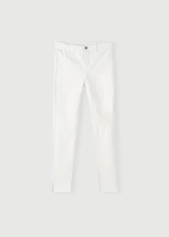 Leggings^Calzedonia Girls' Ripped Skinny Stretch Jeans 3465 - White Denim