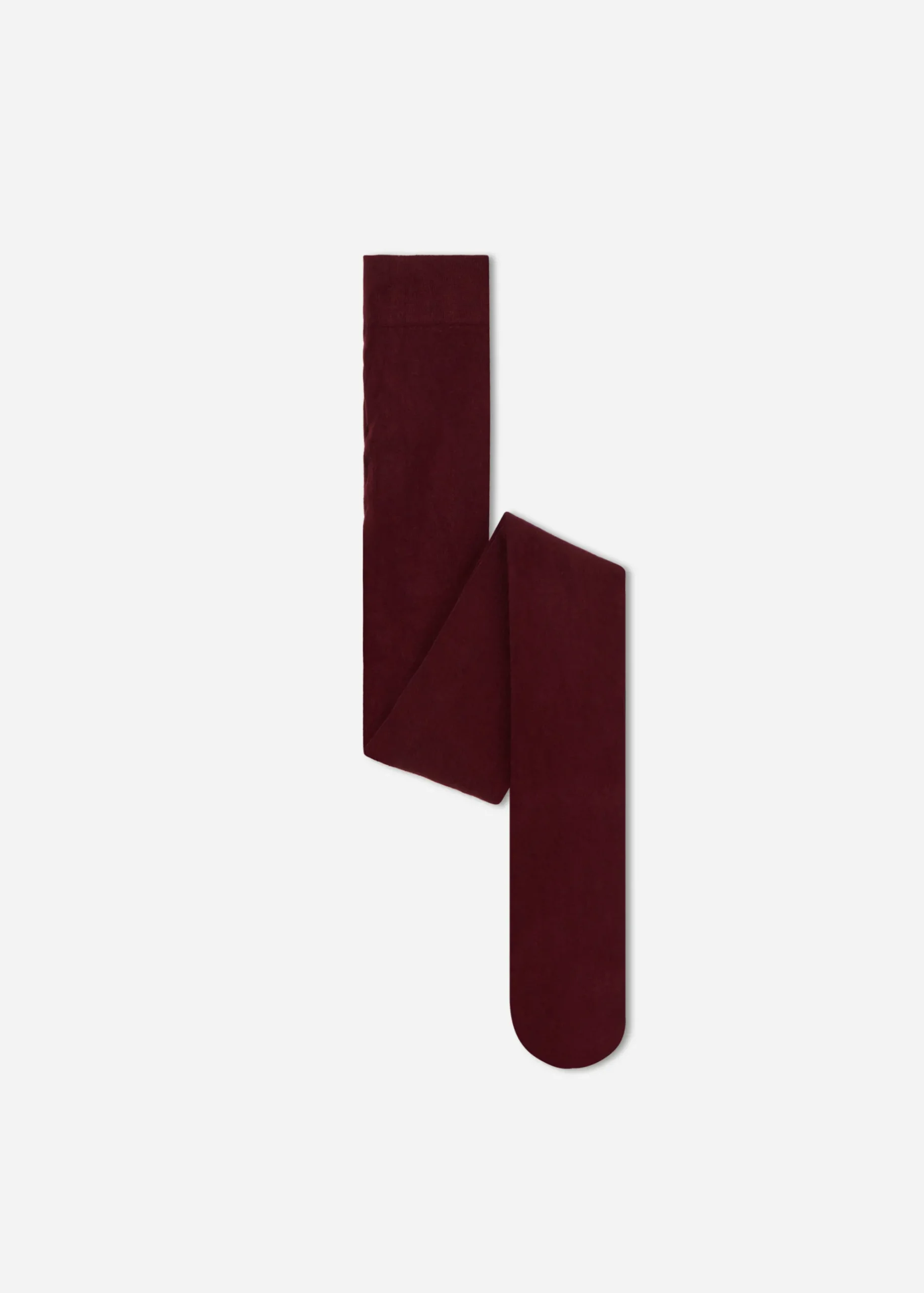 Tights^Calzedonia Girls' Super Opaque Tights With Cashmere 2240 - Wine Red Purple