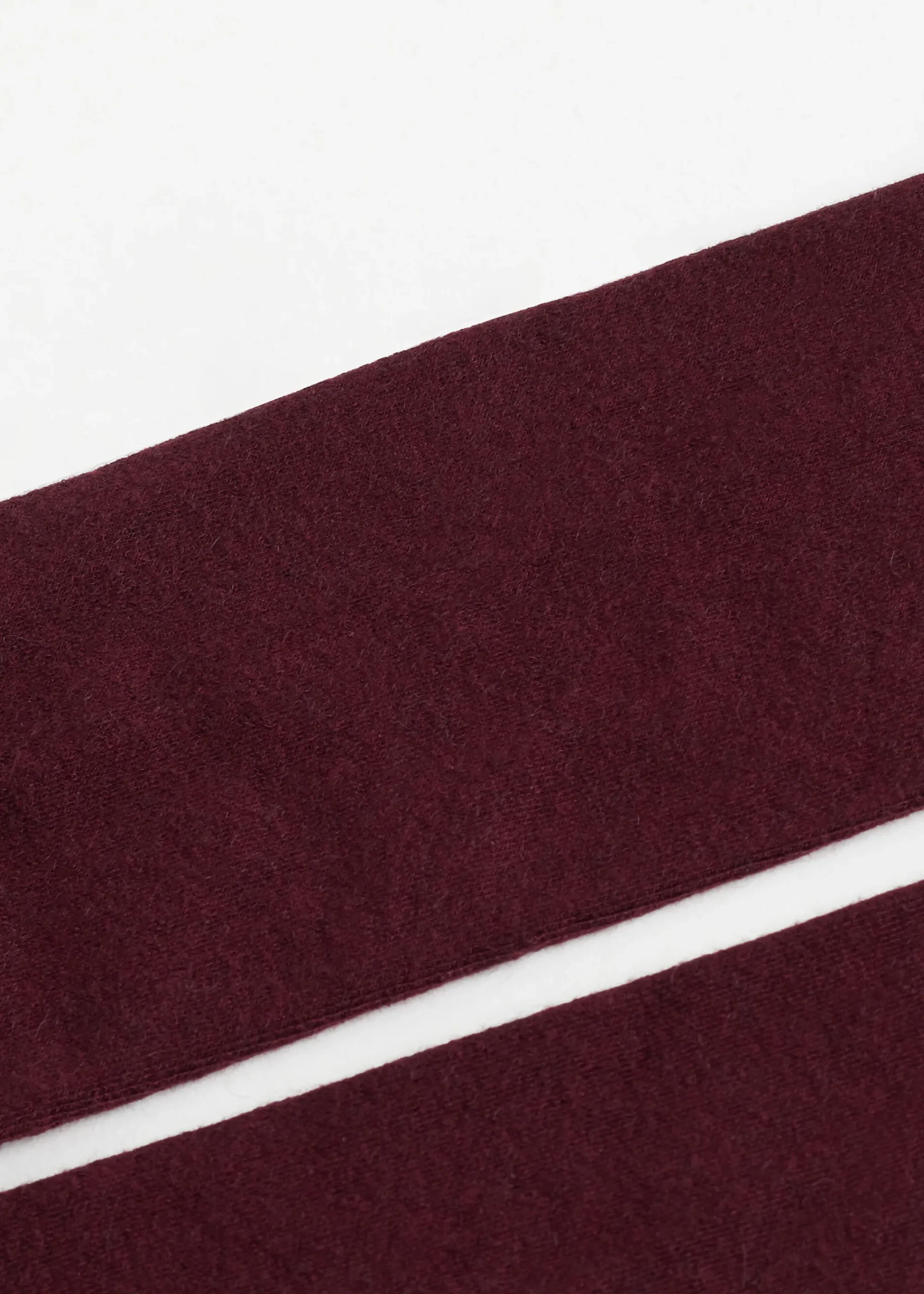 Tights^Calzedonia Girls' Super Opaque Tights With Cashmere 2240 - Wine Red Purple