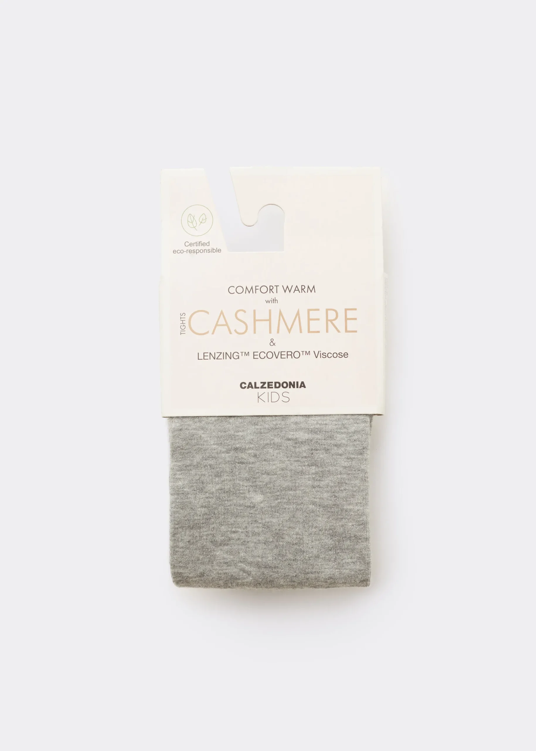 Tights^Calzedonia Girls' Super Opaque Tights With Cashmere 474 - Grey Blend