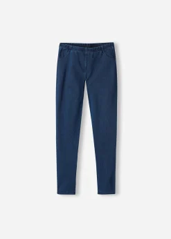 Leggings^Calzedonia Girls' Thermal Denim Leggings 3210 - Blue Denim