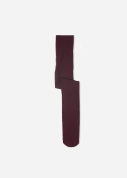 Tights^Calzedonia Girl's Thermal Tights 2240 - Wine Red Purple