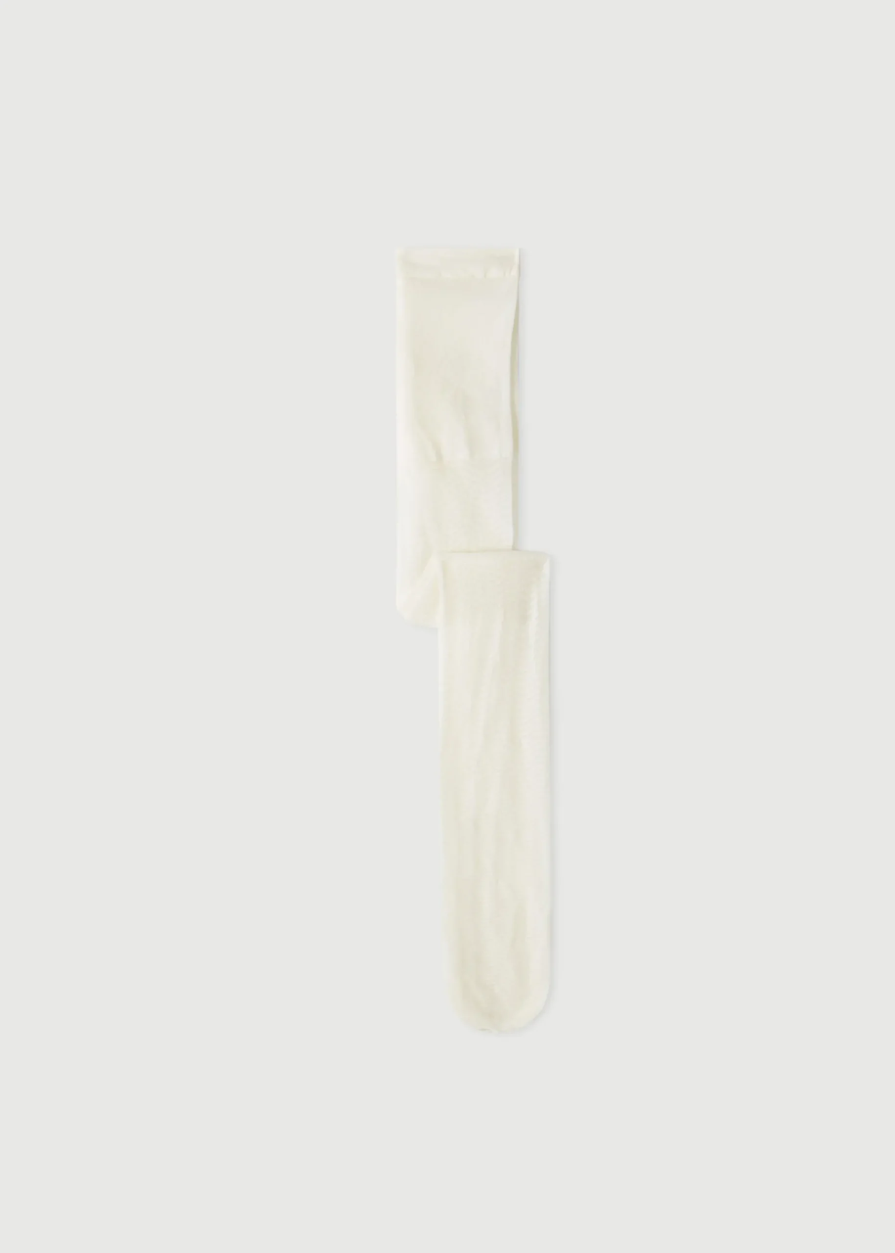 Tights^Calzedonia Girls' Wave-Patterned Micronet Tights 5260 - Milk White Waves