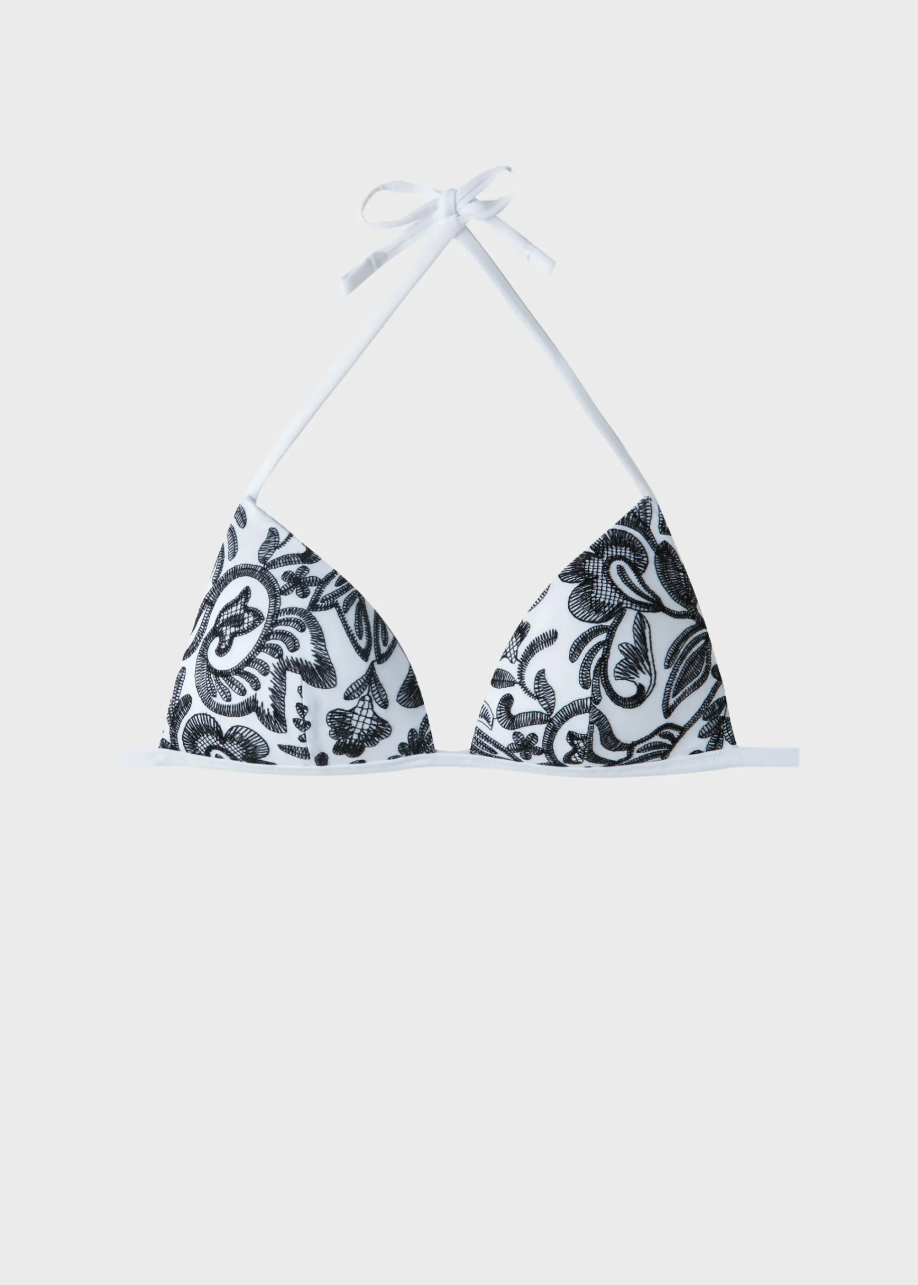 Bikini^Calzedonia Graduated Padded Triangle Bikini Top Zanzibar 683C - Retro Cashmere