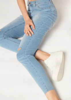 Jeans^Calzedonia High Waist Skinny Jeans 5224 - Light Denim Blue