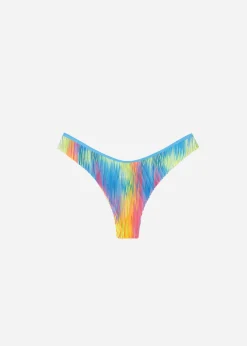 Bikini^Calzedonia High-Leg Brazilian Bikini Bottoms Maiorca 643C - Rainbow