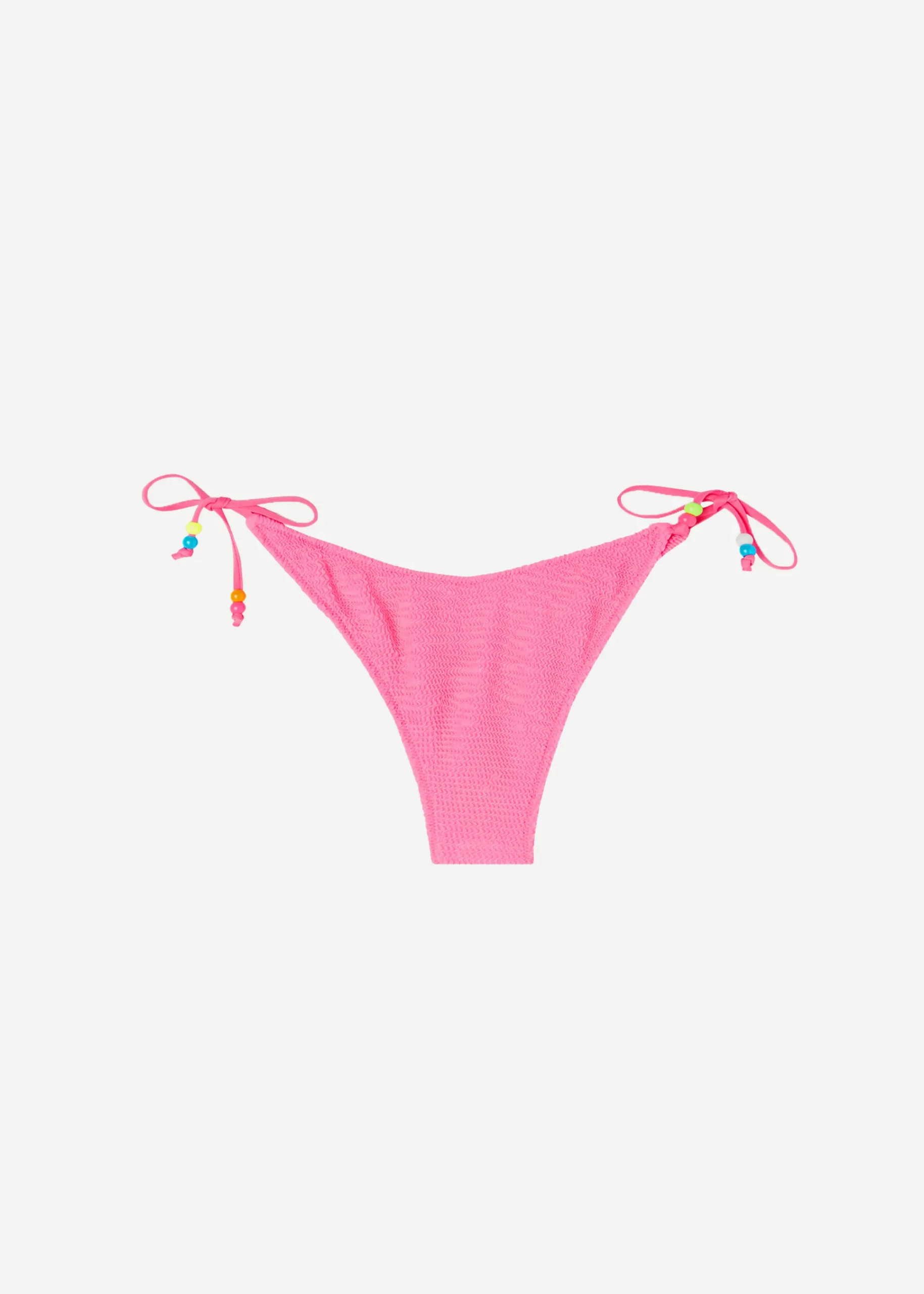 Bikini^Calzedonia High-Leg V-Cut Brazilian Bikini Bottoms San Diego 641C - Candy Pink