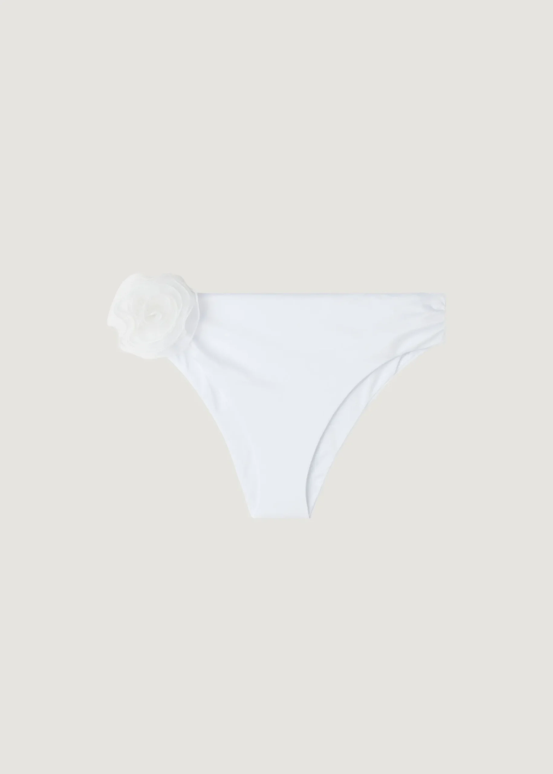 Bikini^Calzedonia High-Waisted Bikini Bottoms Bora Bora 704C - Shiny White