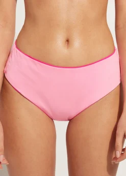 Bikini^Calzedonia High-Waisted Bikini Bottoms Indonesia 614C - Bright Pink
