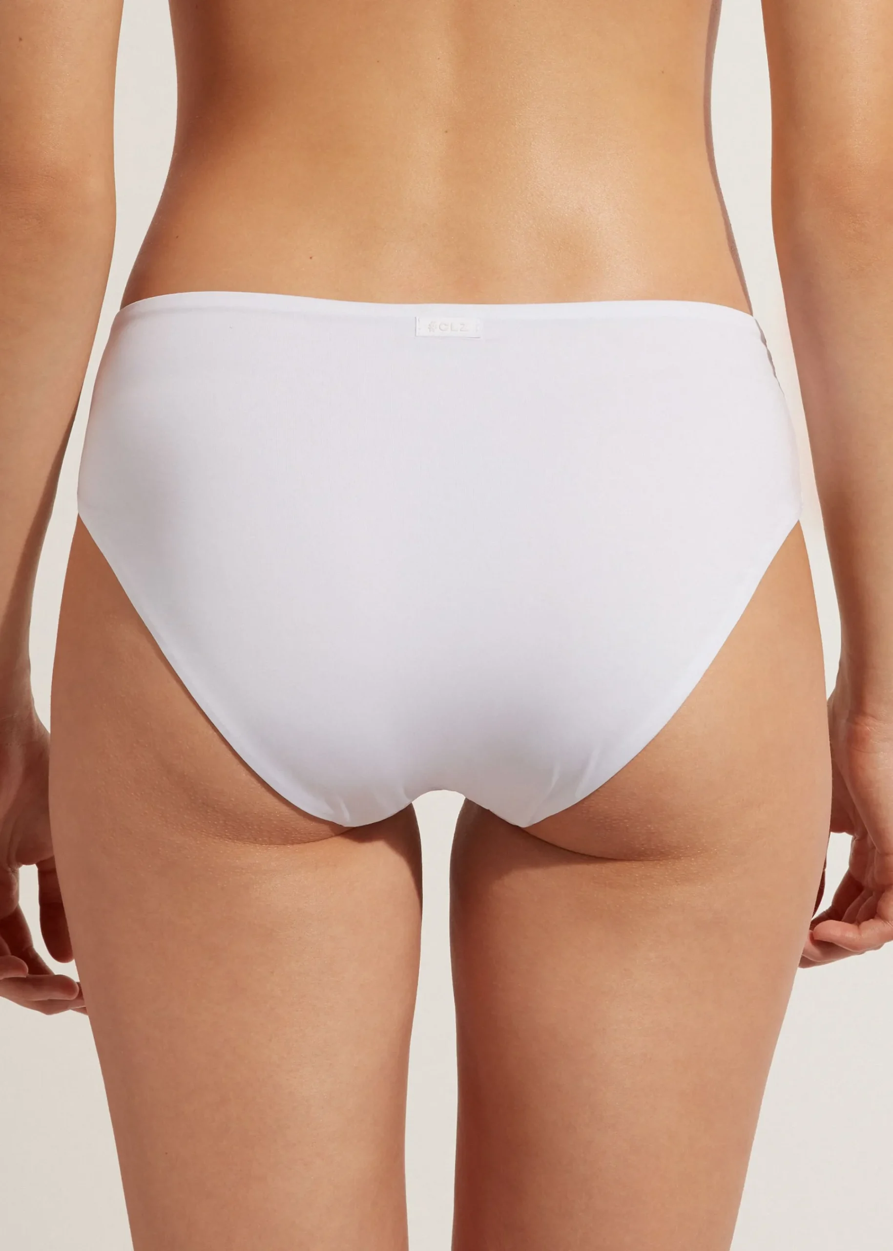 Bikini^Calzedonia High-Waisted Bikini Bottoms Indonesia 01 - White