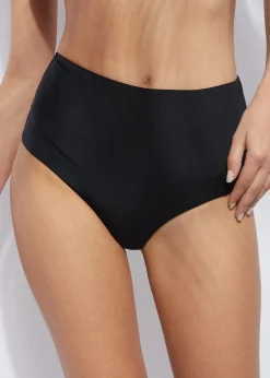 Bikini^Calzedonia High-Waisted Shapewear Bikini Bottoms Indonesia 06 - Black