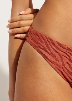 Bikini^Calzedonia Istanbul Zebra Print Bikini Bottoms 688C - Brown Animal Print