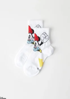 Short Socks^Calzedonia Kids' Disney Short Socks 9743 - White Disney Minnie