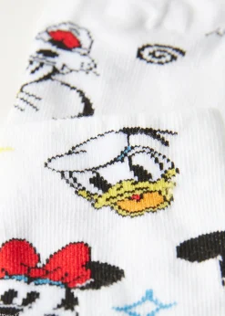 Short Socks^Calzedonia Kids' Disney Short Socks 9638 - White Funny Disney