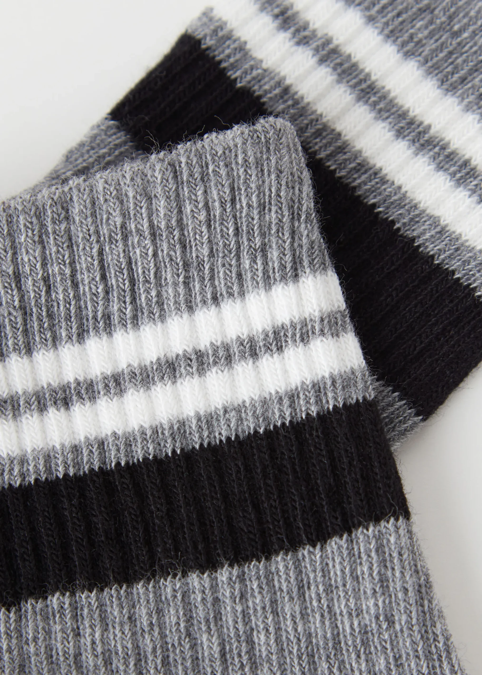 Short Socks^Calzedonia Kids' Strap Short Socks 9715 - Grey Stripe