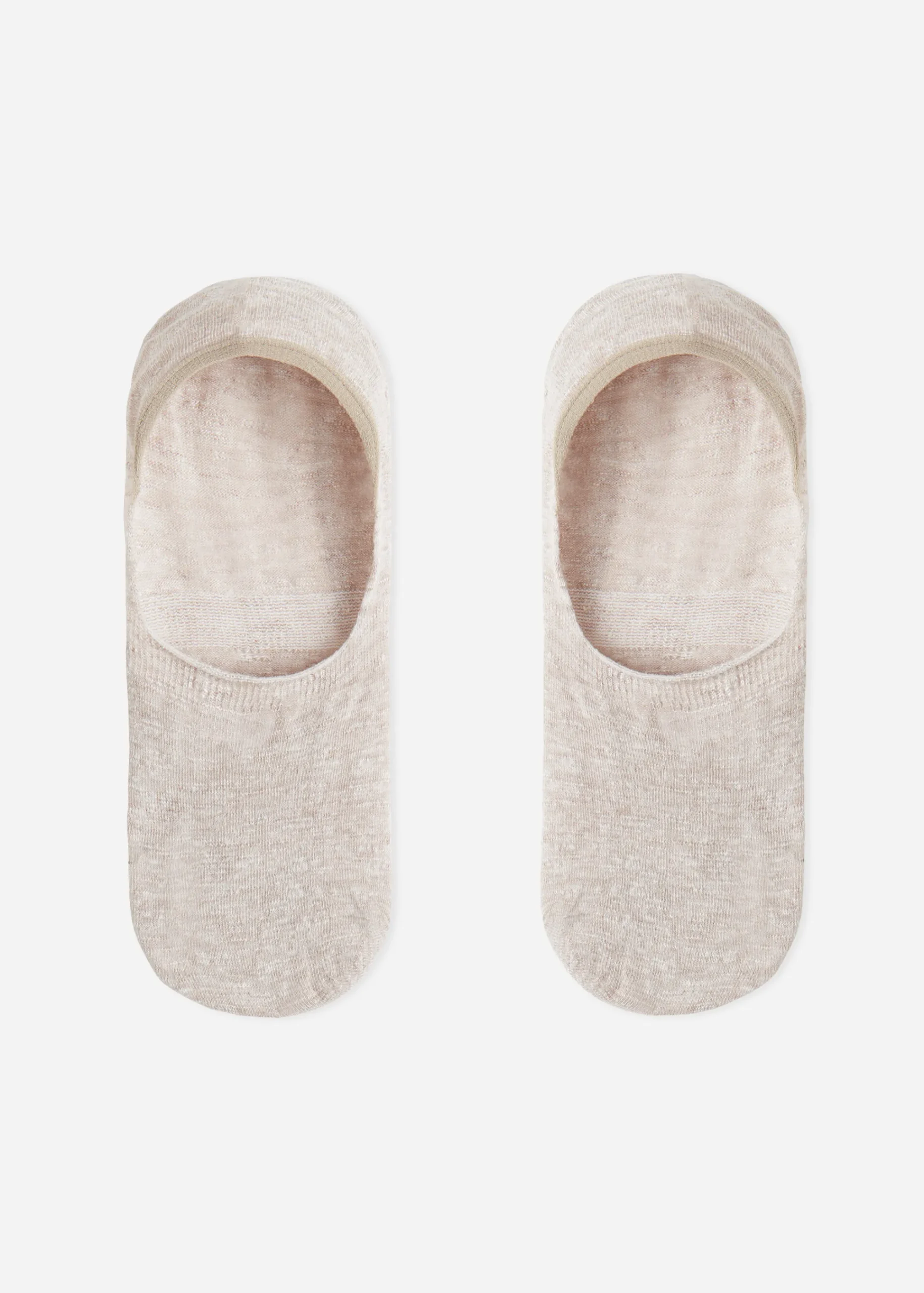 Invisible^Calzedonia Linen And Viscose Invisible Socks 9199 - Natural
