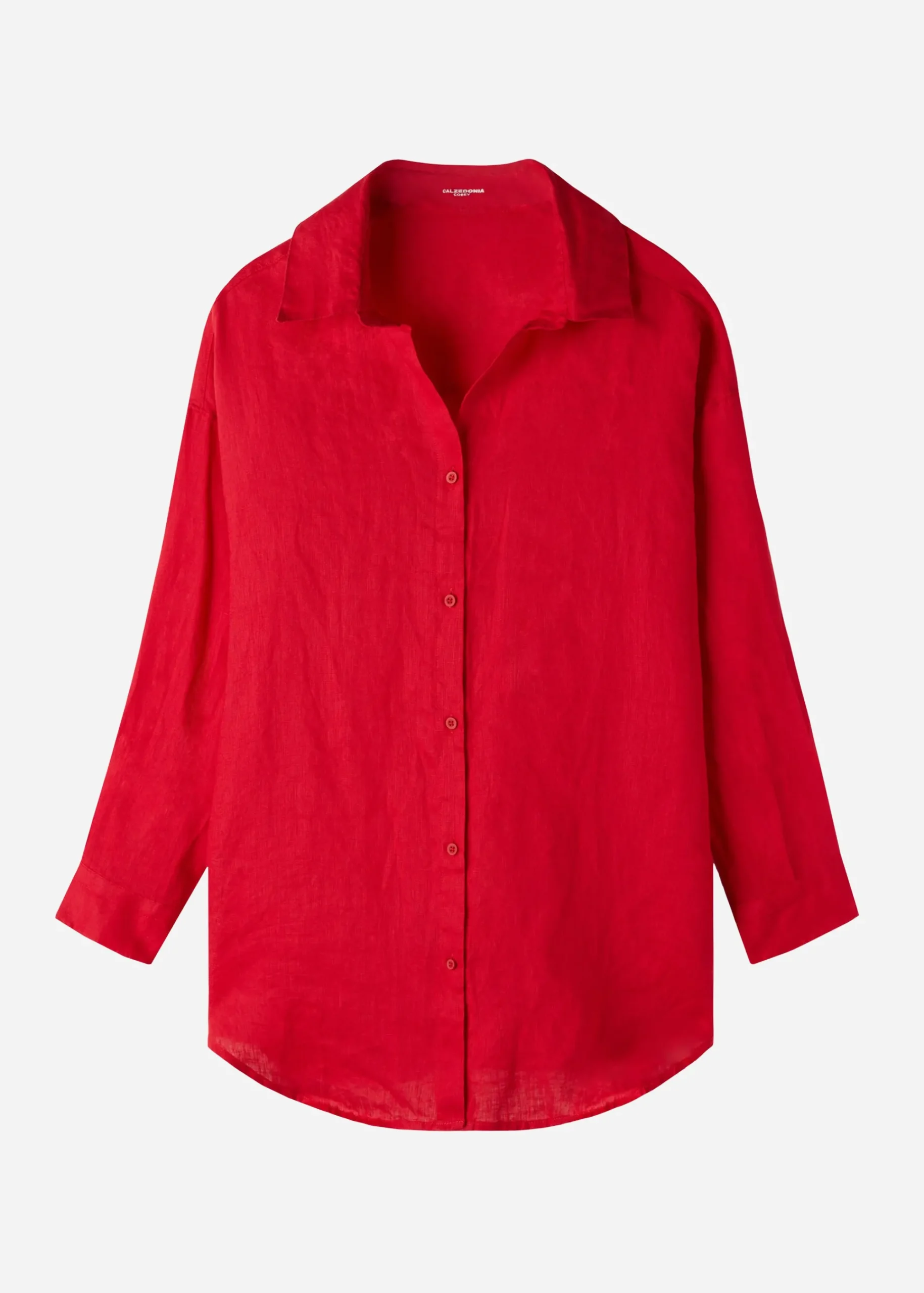 Beachwear^Calzedonia Linen Shirt 645C - Summer Red