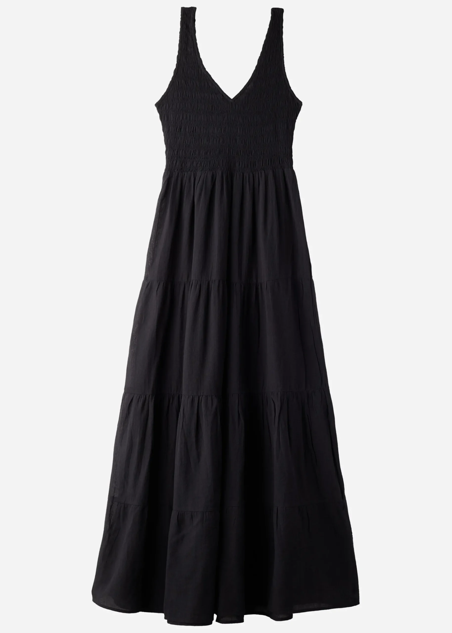 Beachwear^Calzedonia Long Dress With Flounced Skirt 06 - Black