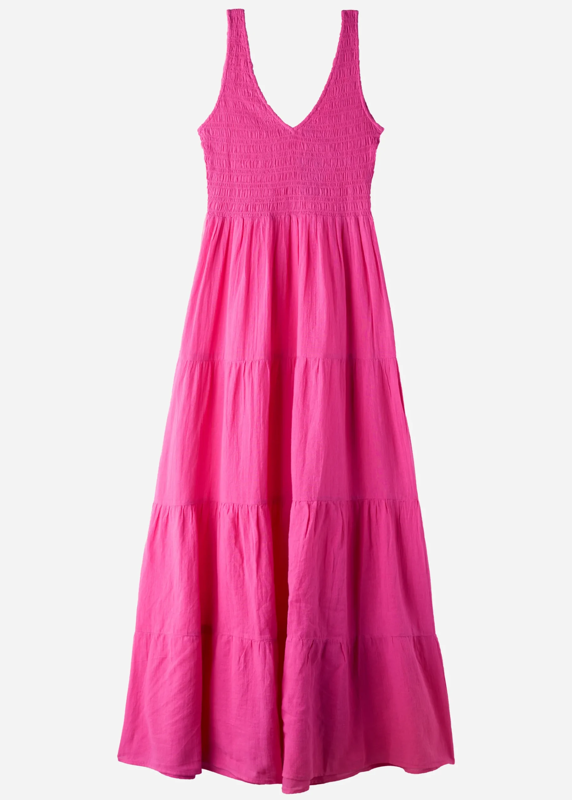 Beachwear^Calzedonia Long Dress With Flounced Skirt 614C - Bright Pink
