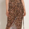 Beachwear^Calzedonia Long Wraparound Sarong 686C - Animal Print