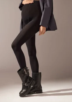 Premaman^Calzedonia Maternity Tights With Cashmere 019 - Black