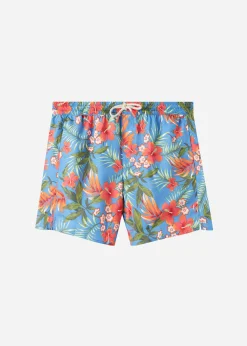 Boxer Shorts^Calzedonia Men's Boxer Swim Shorts Formentera 642C - Jungle Flowers
