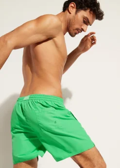 Boxer Shorts^Calzedonia Men's Boxer Swim Shorts Formentera Eco 615C - Shiny Green