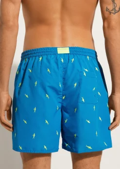 Boxer Shorts^Calzedonia Men's Boxer Swim Shorts Formentera 662C - Shark Pattern
