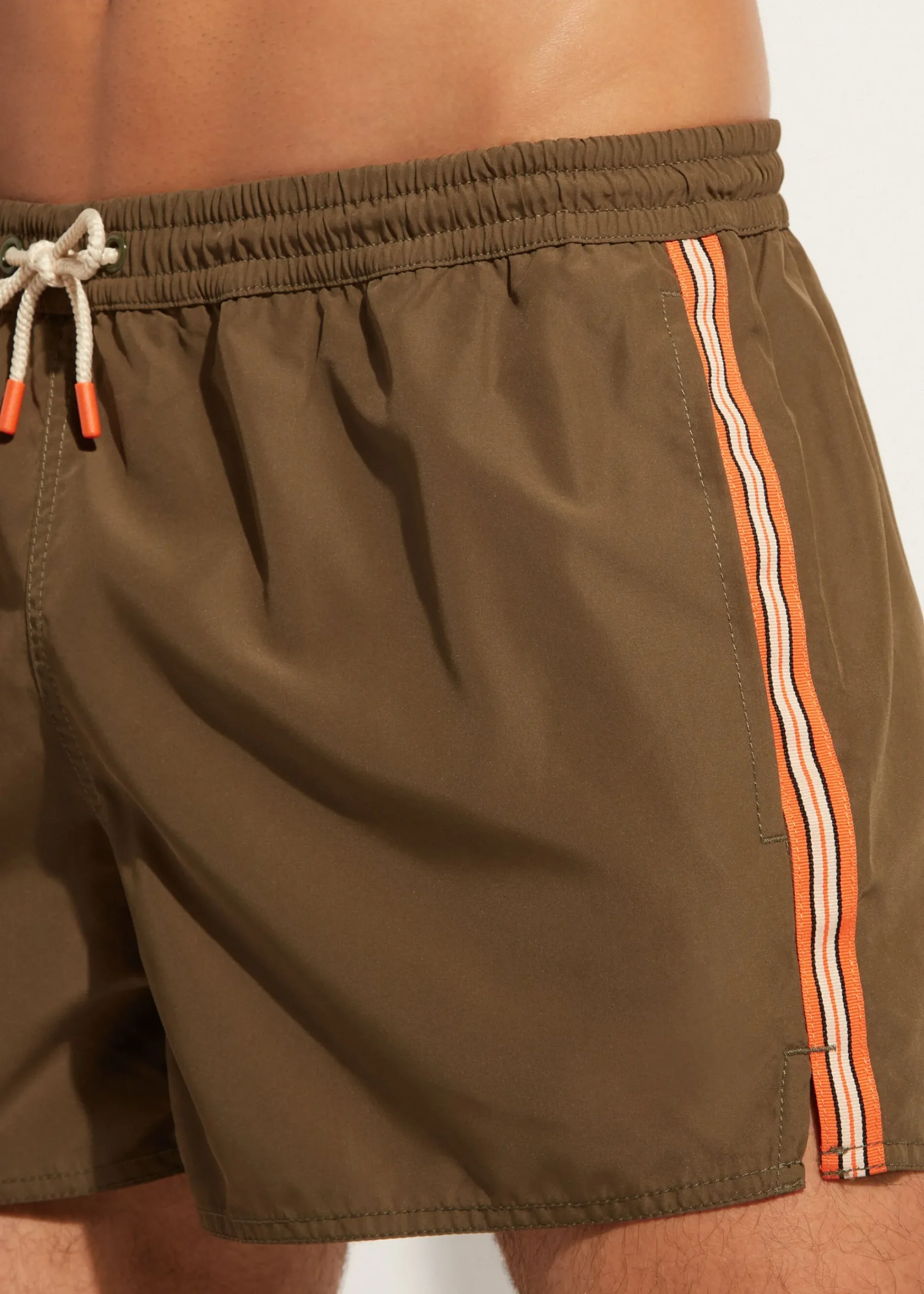 Boxer Shorts^Calzedonia Men's Boxer Swim Shorts Ibiza Eco 668C - Savannah Green Panel
