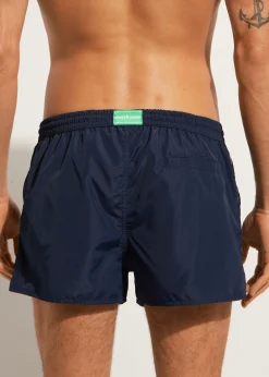 Boxer Shorts^Calzedonia Men's Boxer Swim Shorts Ibiza Eco 666C - Dark Blue Panel
