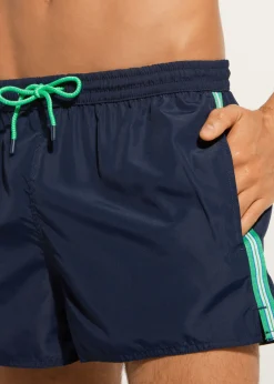 Boxer Shorts^Calzedonia Men's Boxer Swim Shorts Ibiza Eco 666C - Dark Blue Panel