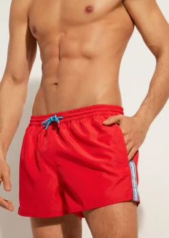 Boxer Shorts^Calzedonia Men's Boxer Swim Shorts Ibiza Eco 669C - Summer Red Panel