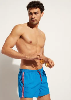 Boxer Shorts^Calzedonia Men's Boxer Swim Shorts Ibiza Eco 667C - Electric Blue Panel
