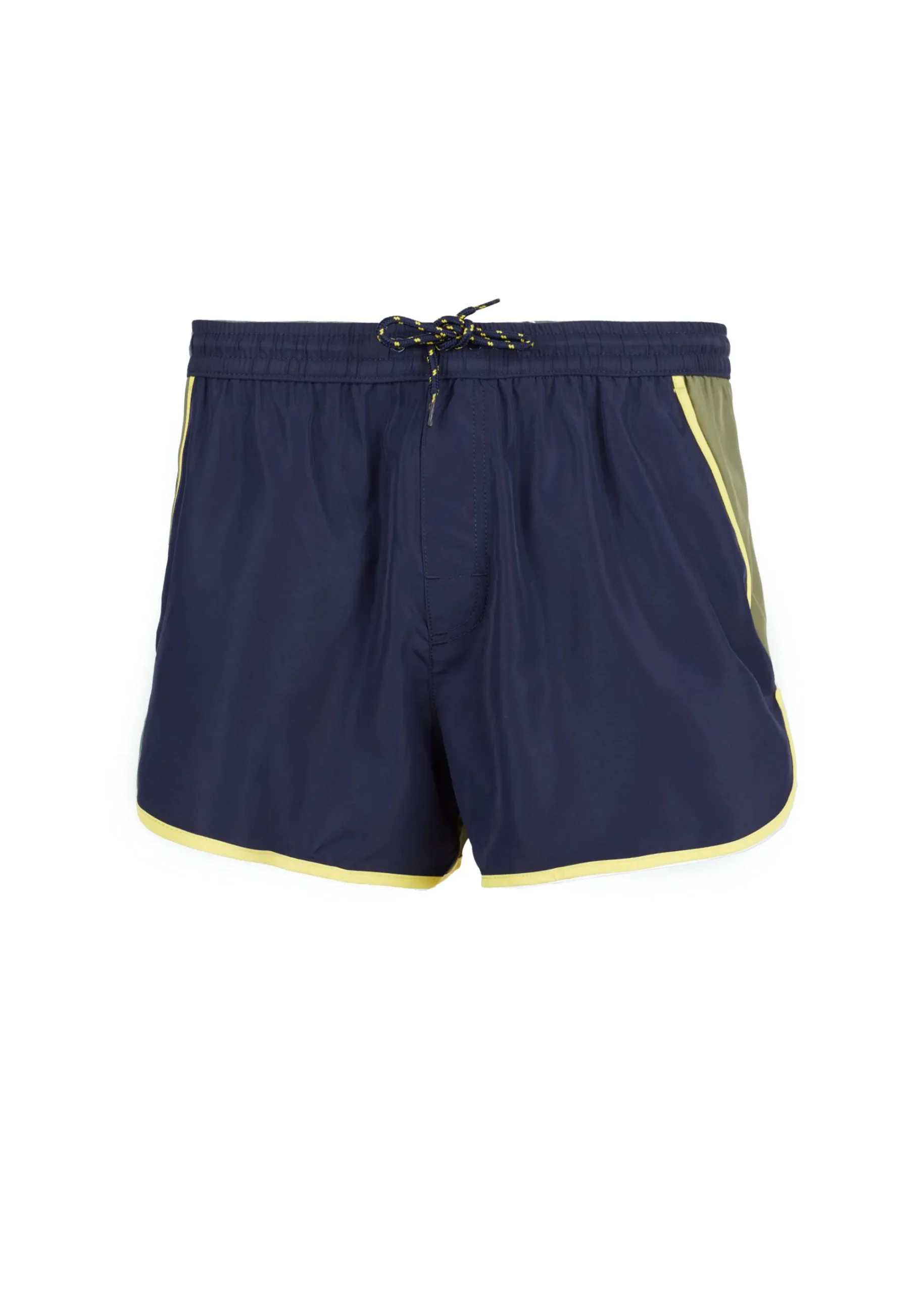 Boxer Shorts^Calzedonia Men's Boxer Swim Shorts Venice Beach 226C - Dark Blue/Serpent Green/Lemon Yellow