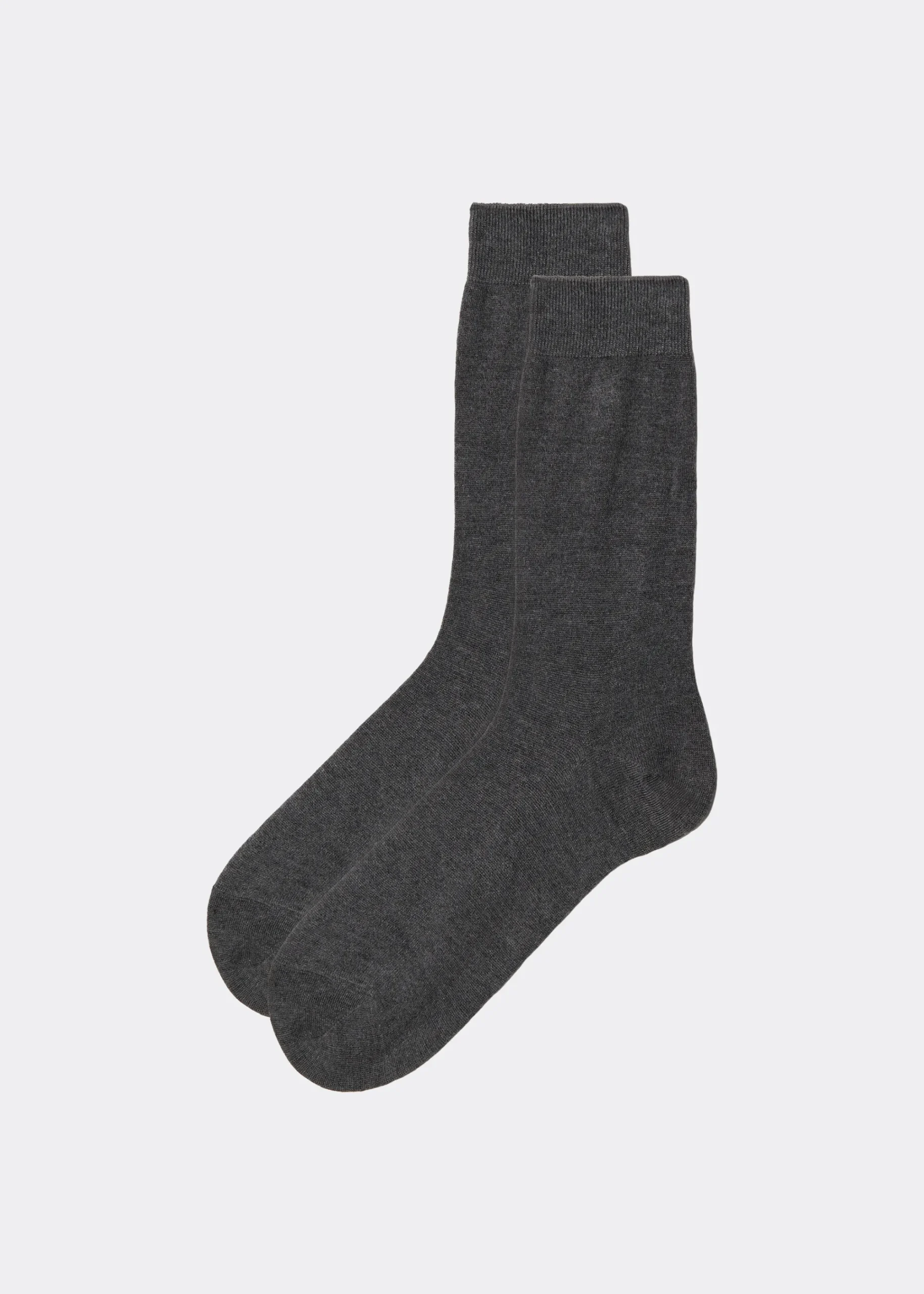 Short Socks^Calzedonia Men's Crew Socks With Cashmere 042 - Mid Grey Blend