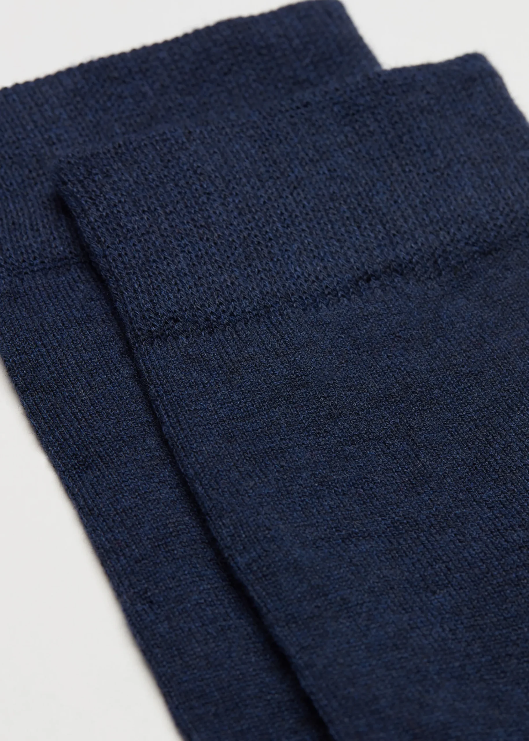 Short Socks^Calzedonia Men's Crew Warm Cotton Socks 767 - Dark Denim Blue