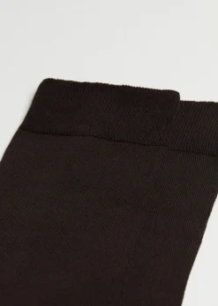Short Socks^Calzedonia Men's Crewstretch Cotton Socks 015 - Brown