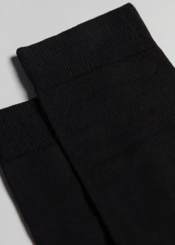 Short Socks^Calzedonia Men's Crewstretch Cotton Socks 019 - Black