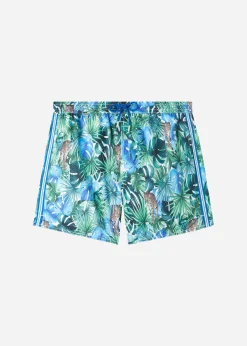 Boxer Shorts^Calzedonia Men's Ibiza Patterned Boxer Swim Shorts 678C - Jungle Pattern